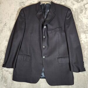 Joseph Abboud Blazer‎ Men's 48R Navy Pinstripe Jacket Wool Sport Coat Nordstrom